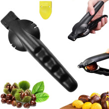Stainless Steel Chestnut Opener with Sharp Serrated Blade and NonSlip Grip for Walnuts and Hazelnuts