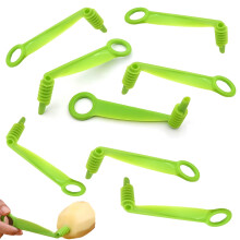 8 Pcs Vegetable Spiralizer Set with Ergonomic Handle, Manual Spiral Slicer for Cucumber Potato Carrot