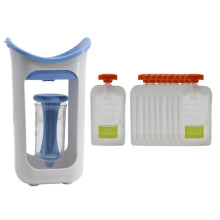 (Blue) Easy-toBaby Feeding Food Squeezer Organizor Storage Pouch Puree