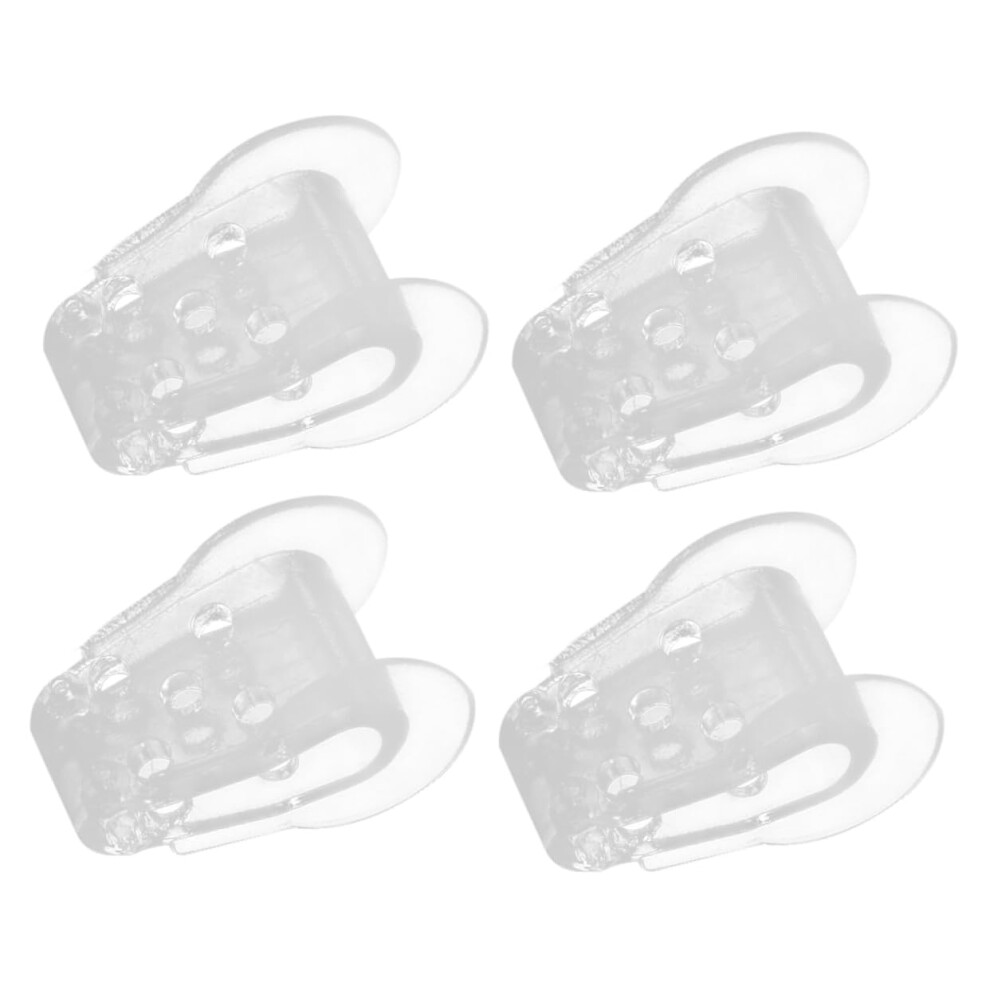Toe Separators Silicone Toe Spacers for Overlapping Toes Hammer Toe Relief Soft Gel 4 Pairs