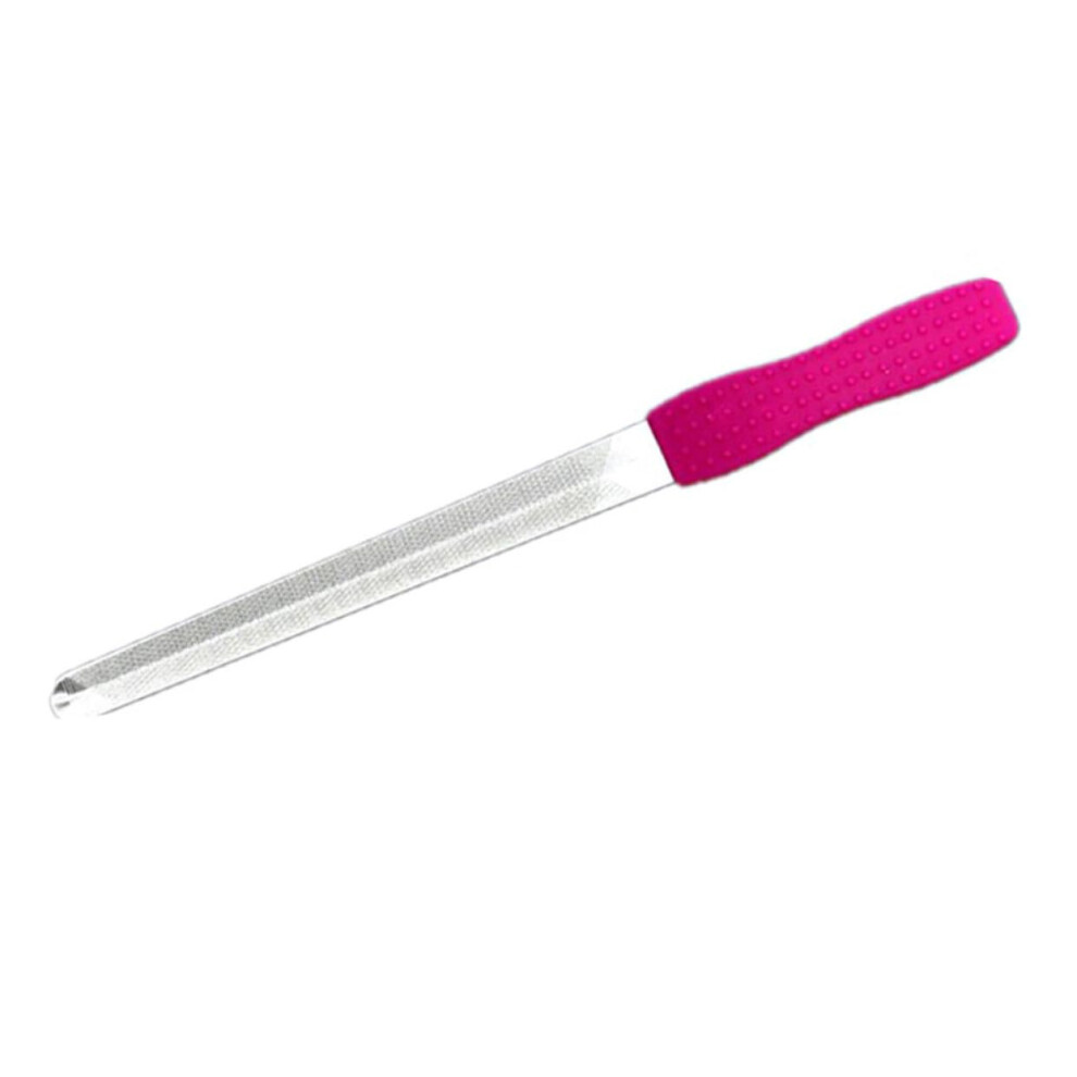 Stainless Steel Nail File DoubleSided Metal Buffer for Precise Nail Shaping and Manicure Rosy