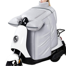 Waterproof Motorcycle Leg Cover with Thick Fleece Lining, Windproof Scooter Apron for Winter Riding