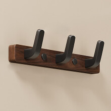 WallMounted Coat Rack With 3 SpaceSaving Hooks For Jackets, Bags, Towels, Umbrellas
