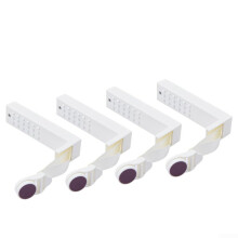Set Of 4 Sheet Fasteners ABS SpringLoaded AntiSlip Buckle Adjustable Height Purple 4Pack