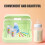 1pack Baby Bottle Box Storage Pp Dustproof Green for Parents 8