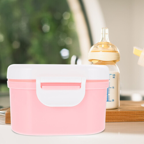 Milk Powder Travel Container Pink Pp 1pcs 2