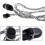 Bow Stringer 220cm Nylon Braided Recurve Tool with AntiSlip Rubber Tips for Easy Stringing 2