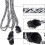 Bow Stringer 220cm Nylon Braided Recurve Tool with AntiSlip Rubber Tips for Easy Stringing 3