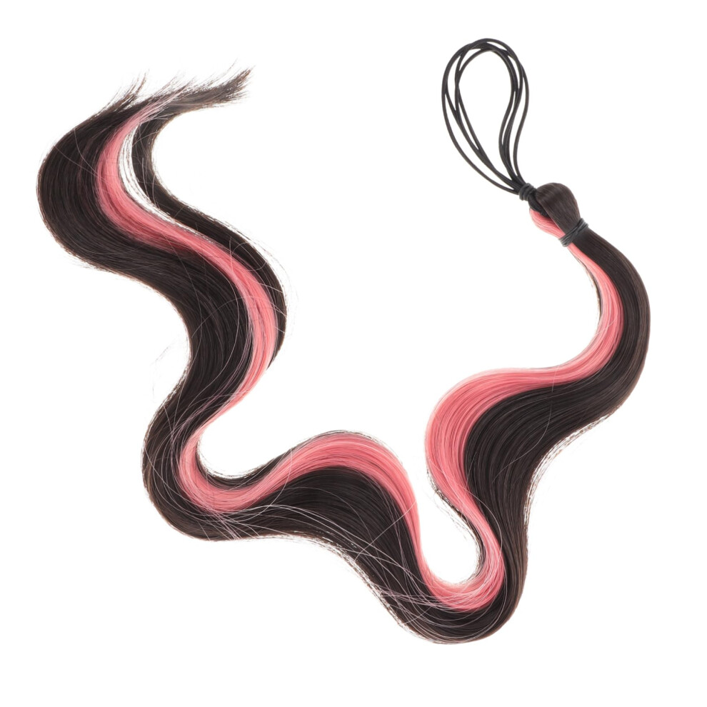 Ponytail Hair Extension Clip In Long Straight Synthetic Hairpiece for Women Natural Hair Blend