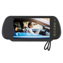 Moniteur de rétroviseur 7 pouces, noir 12-24V AV2