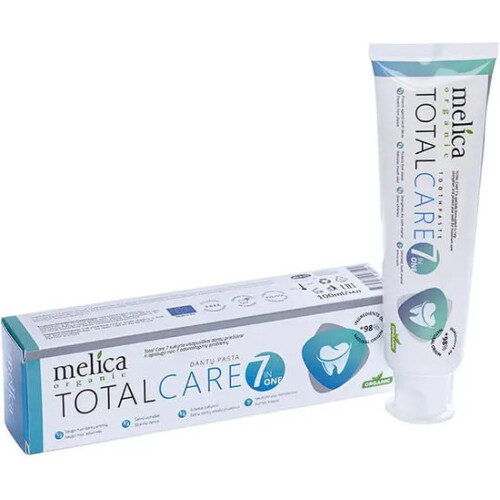 MELICA ORGANIC 97% Natural TOTAL CARE Tothpaste