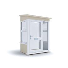 Composite AddPorch 15m x 10m UPVC Windows Door Superfelt Right Door Config Dunster House