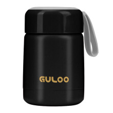 (black) 300ml Baby Food Jar Stainless Steel Vacuum