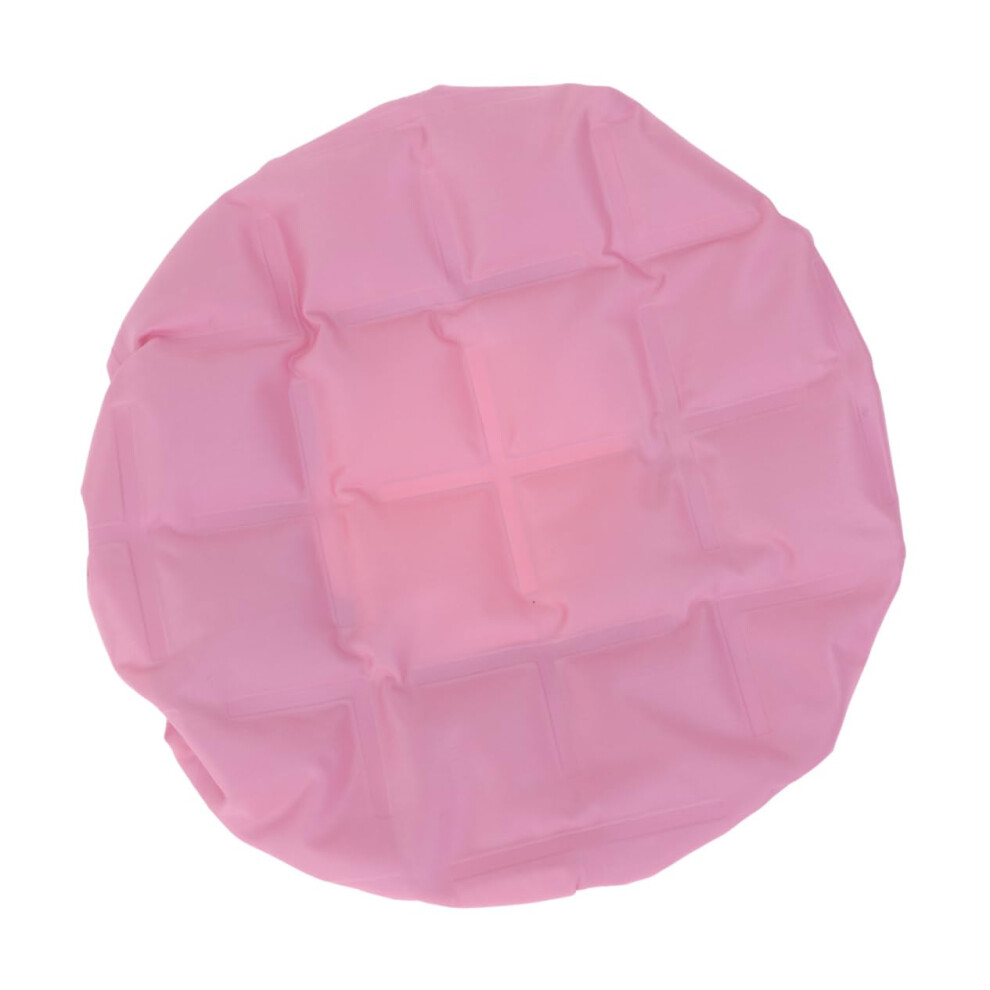Pink Hair Steamer Cap For Deep Conditioning, Fast Even Heating, Microwave Thermal Treatment
