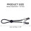 Adjustable Bed Sheet Clips with NonSlip Clamp Design for Corners and Elastic Sheet Straps 3