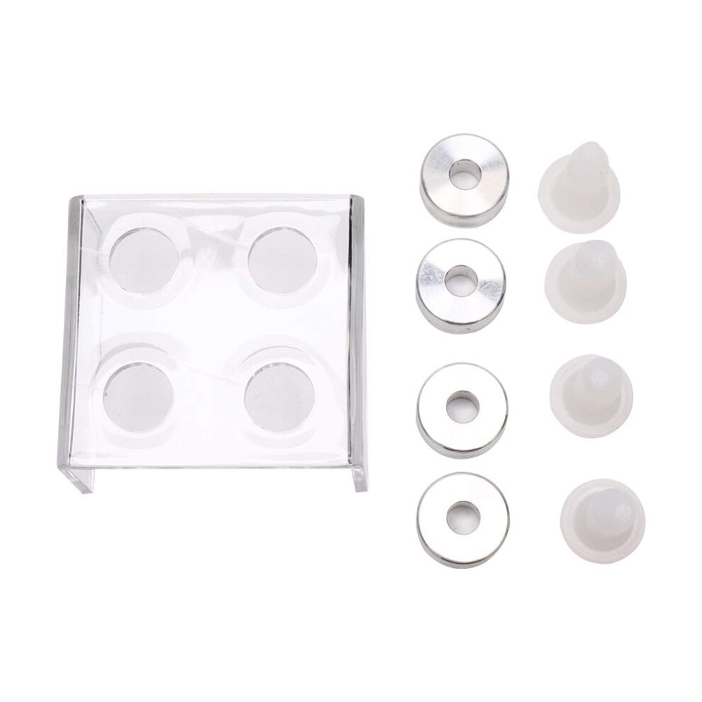 9Mm Lipstick Mould For Diy, Durable Aluminium Silicone Tool, 4Hole Easy Demolding Design 9164114365910
