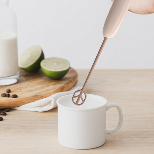 Portable Mixer Battery Powered Immersion Hand Blender Handheld Stick For Coffee 1