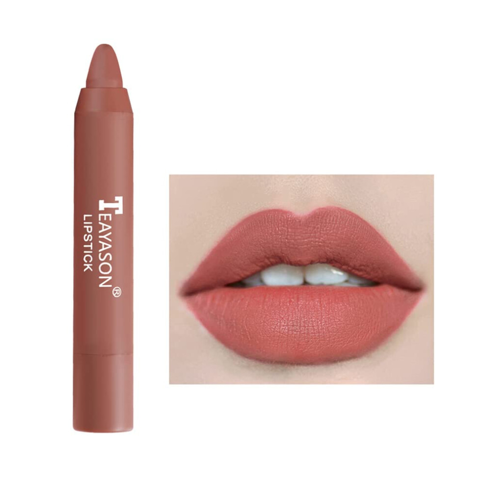 Matte Waterproof Lipstick for Women Long Lasting Velvet Nude Hydrating Smooth Lip Color