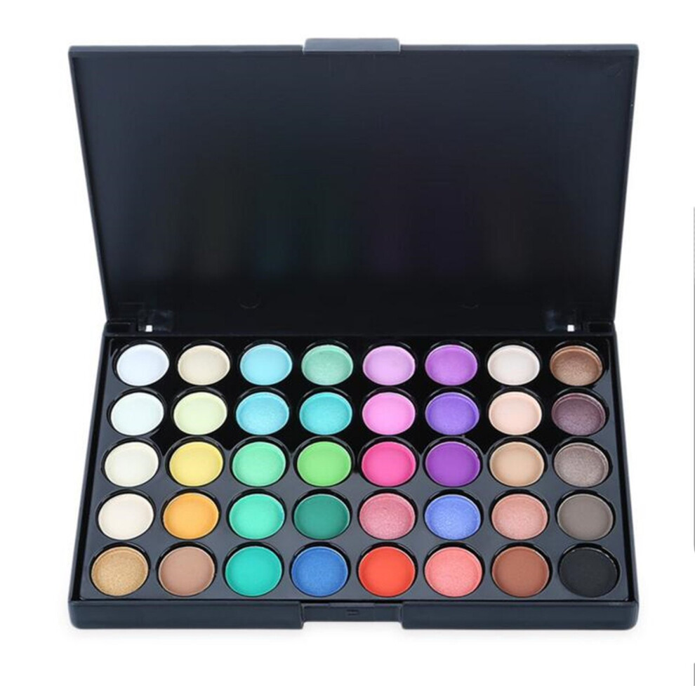 40 Color Eyeshadow Palette with Primer, Pigment Matte and Shimmer Shades for Bold Looks