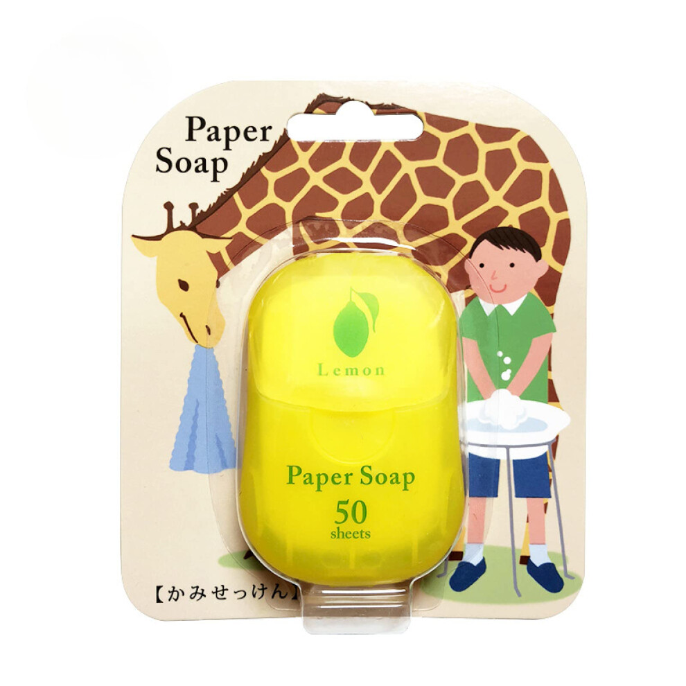 Portable Travel Soap Sheets, 50pcs Pocket Sized Disposable Hand Wash, 6 Scents for Hiking and Trips