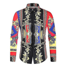 (3XL)Men's Baroque Banquet Shirt