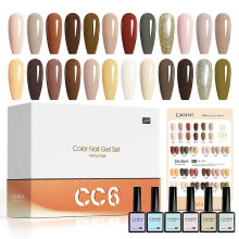 CANNI 30pcs Nail Gel Polish Kit CC Collection TPO/Hema Free Fall Nails Christmas Gel Varnish Soak Off Semi Permanent Gel Set