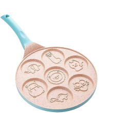 Pancake Pan Pancake Griddle Pan Egg Pancake Blini Frying Pan Mini Crepe Pan For Maker 7 Blue Animal Wok