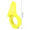 Bike Handlebar Secondary Rest with Lock Ring, Yellow, 66mm 4