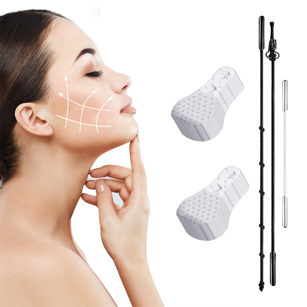 Face Lift Tape Invisible Waterproof for Instant Facial Lifting VLine Contouring Double Chin Reduction