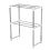2 Layers Microwave Oven Stainless Steel Rack Kitchen Storage Shelf Container Kitchen Storage Rack 1