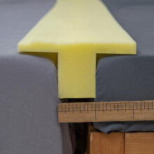 Bed Gap Filler T Shape Density Connector For Twin, Queen, King Bed Mattress Extension 200cm Long 2cm Gap