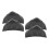 4 pezzi diffusore lip paraurti posteriore nero CF 1
