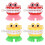 4Pcs Creative Teeth Shape Clockwork Toys Funny Wind-up Tooth Playthings 1