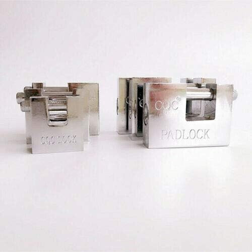 Heavy Duty Stainless Steel Security Padlock 50mm AntiTheft with 3 Keys for  Containers 2