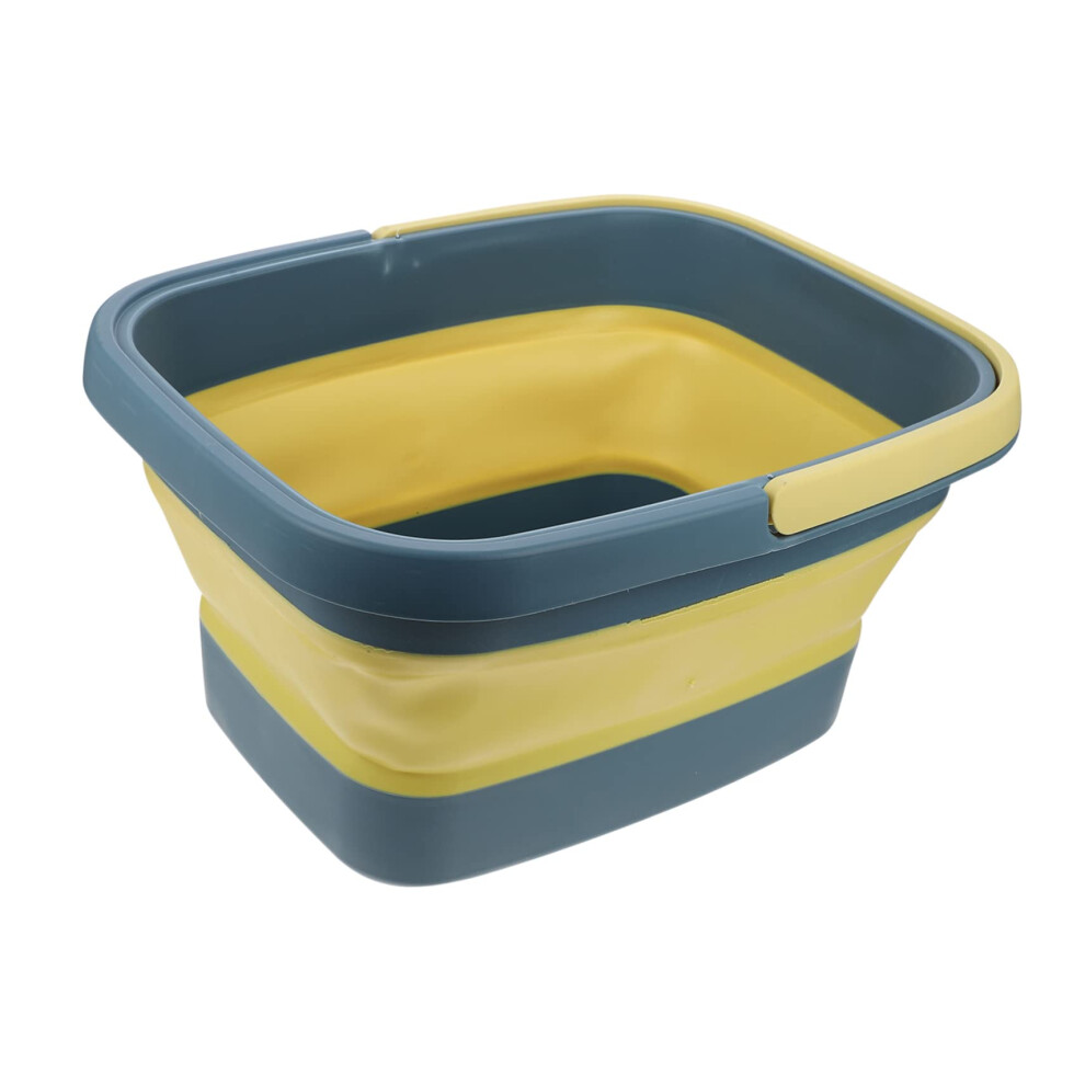 Collapsible Foot Soak Basin with Handle, Foldable Foot Bath Tub for Home and Travel Spa Relaxation