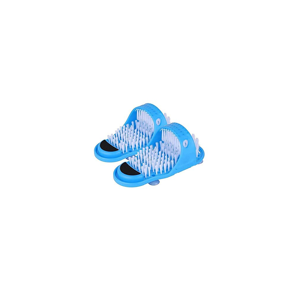 Foot Scrubber Shoe with DualSided Bristles and Pumice Stone for Hands Shower Foot Cleaning