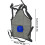 Goat Breeding Control Apron with Quick Release and Breathable Mesh for Farming 4