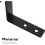 2Pcs Metal Mattress Slide Stopper Bars for Bed Frame, Prevent Sliding and Enhance Stability 4