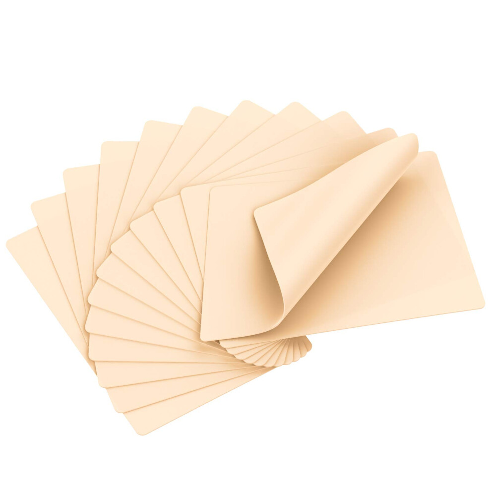 Tattoo Practice Skin 15Pcs 6x8 Inch Double Sided Latex with Realistic Texture for Microblading