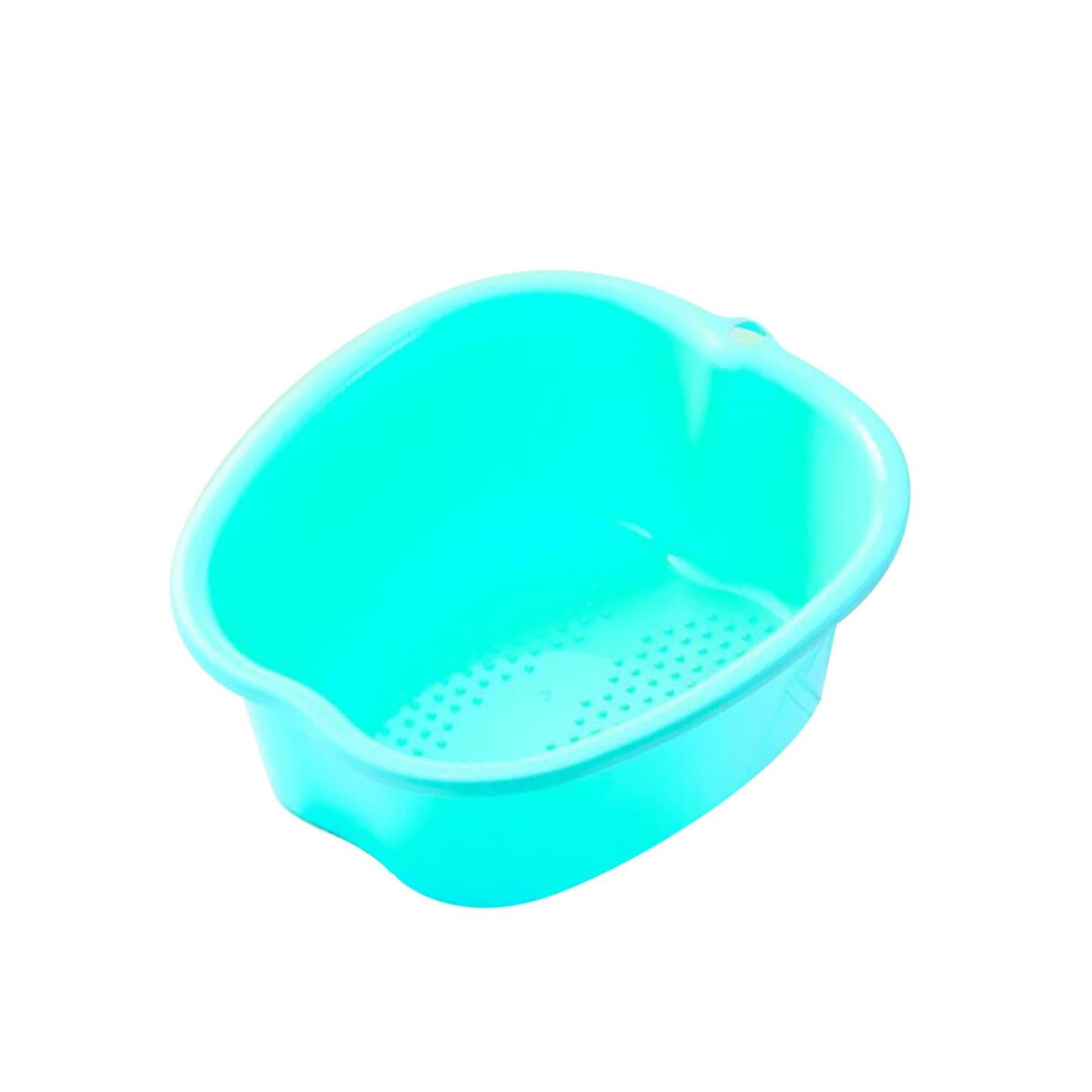 Green Large Foot Spa Tub With Deep Immersion And Acupoint Massage For Home Pedicure