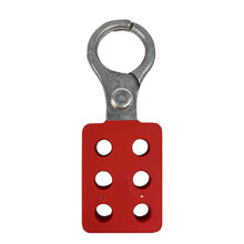 Lockout Hasp 25mm Red Model Padlockable Hasp Industrial Safety Lockout Device
