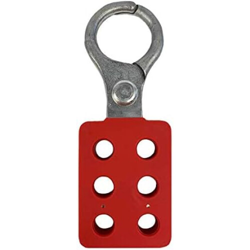 Lockout Hasp 25mm Red Model Padlockable Hasp Industrial Safety Lockout Device 1