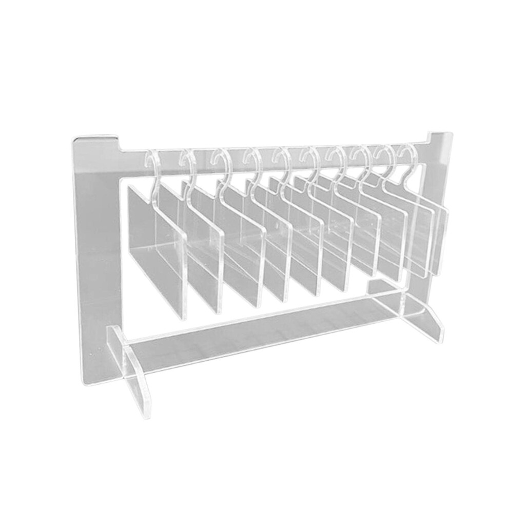 Nail Polish Display Stand with Removable Acrylic Sample Boards for Salon or Home Organization