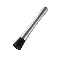Cocktail Muddler with Stainless Steel Ice Crusher for Drinks, Lemon Smasher Home Bar Tool