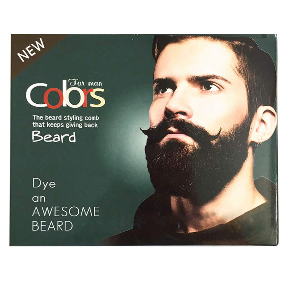 Cream/Gray Beard Dye For Men No Ammonia Beard Color Fast 5Minute Coverage Longlasting
