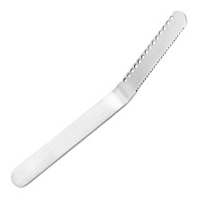 Butter Spreader Knife Stainless Steel Wide Edge Scalloped Ergonomic Grip for Sandwich Jam