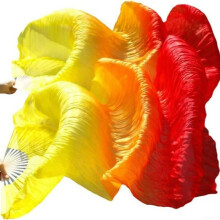 Dancing Fan Set 1.8m Orange Durable Design and Enhanced Performance