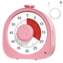 Kitchen Timer, Cube Timer Stopwatch and Countdown Timer for Kitchen Cooking Class Training, Digital Alarm Clock Timer LED Display (White 1-3-5-10 Minu