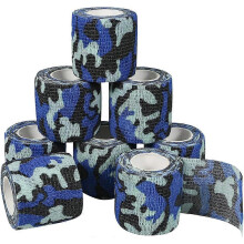 5*450cm -8 Rolls Cohesive Tape Camouflage Self Adhesive Bandage Cohesives Camo Self Adhesive Tape Elastic Medical Bandage Tape Adhesives Adhesive Band