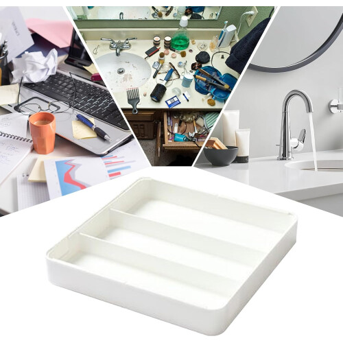 Silverware Organizer Expandable Drawer Tableware Flatware Holder For Home Kitchen Restaurant Counter Desk Dressing Table 2